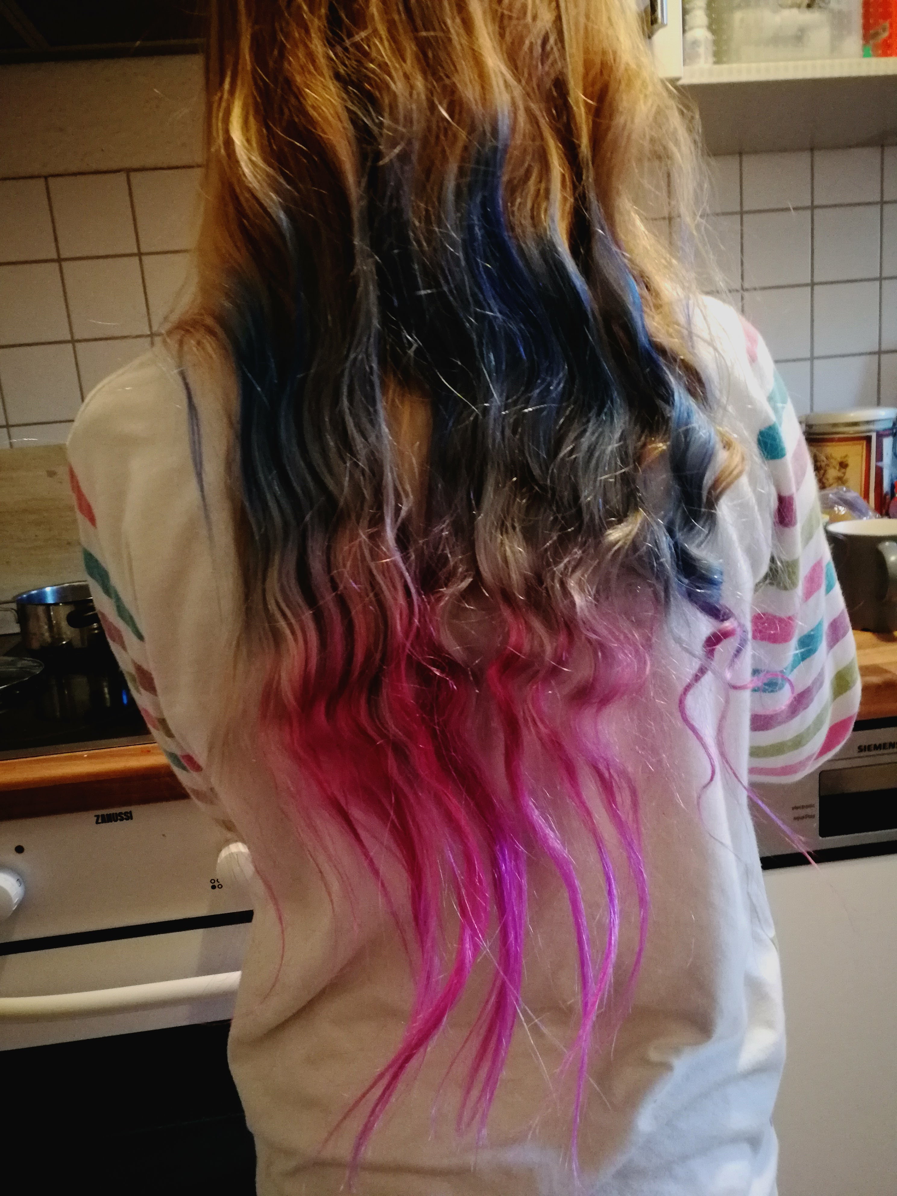 haare bunt getönt